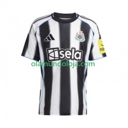Camisola Newcastle United Homem Equipamento Primeiro 2025-2026 Manga Curta
